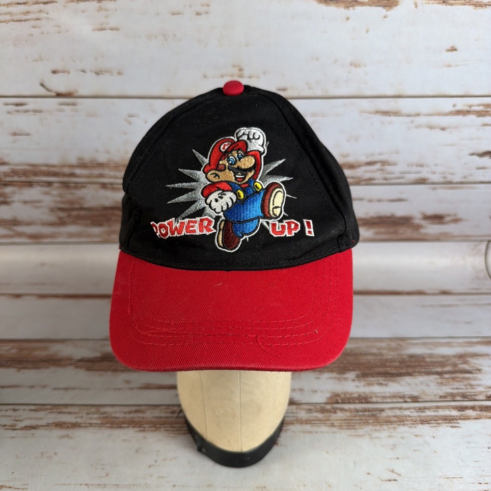 Super Mario Bros Power Up Youth Adjustable Baseball Cap Hat Nintendo